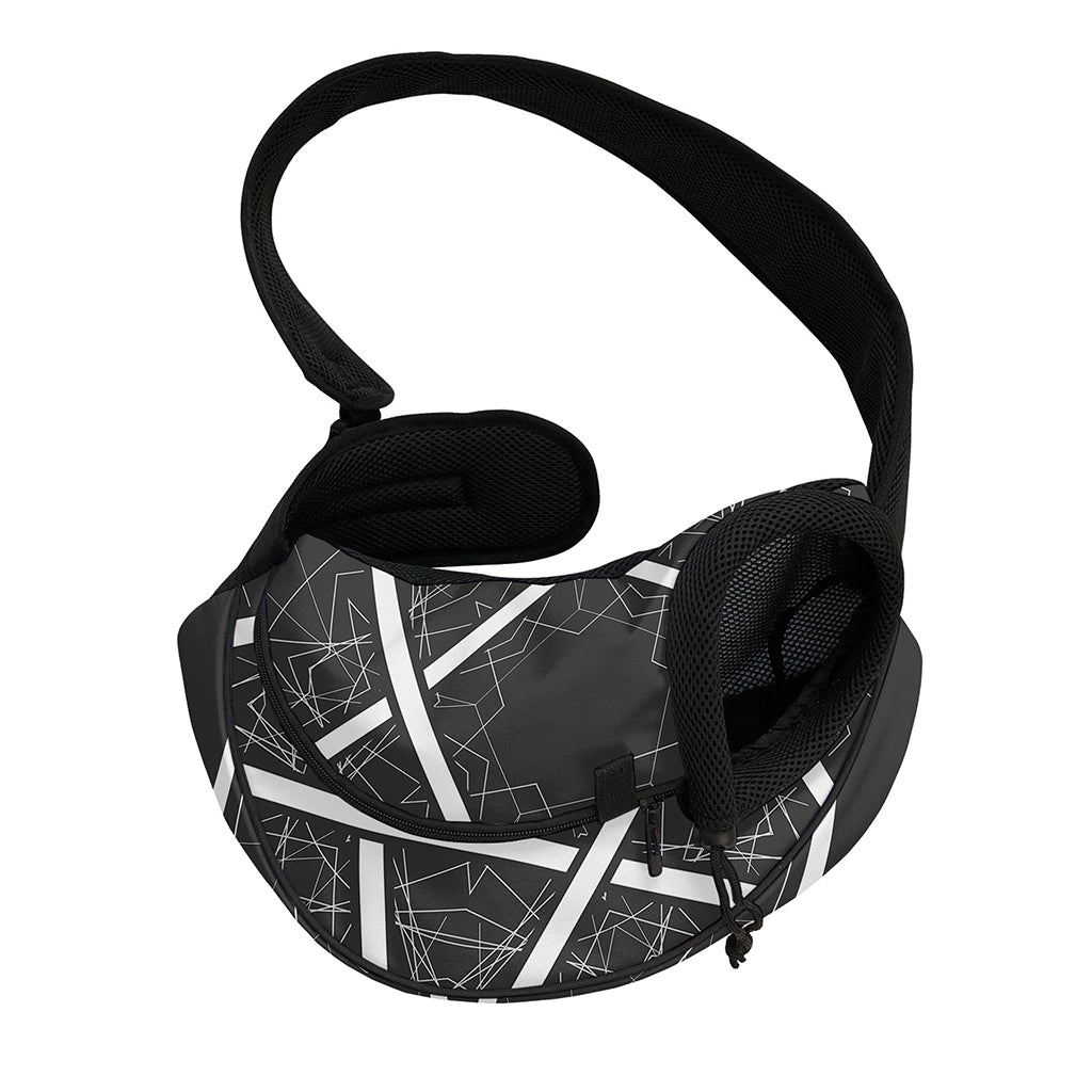 Geometric Inverted Pentagram Print Pet Sling Carrier