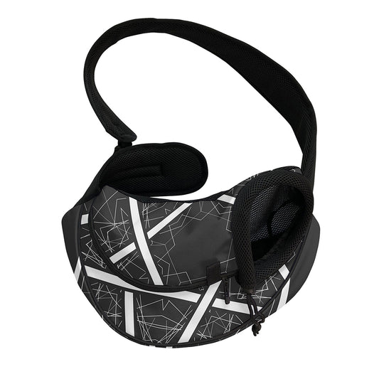 Geometric Inverted Pentagram Print Pet Sling Carrier
