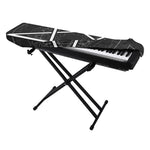 Geometric Inverted Pentagram Print Piano Keyboard Cover