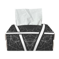 Geometric Inverted Pentagram Print Rectangle Tissue Box Cover