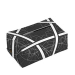 Geometric Inverted Pentagram Print Rectangle Tissue Box Cover