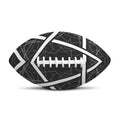 Geometric Inverted Pentagram Print Rugby Ball