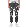 Geometric Inverted Pentagram Print Joggers