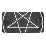 Geometric Inverted Pentagram Print Towel