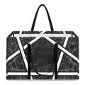 Geometric Inverted Pentagram Print Utility Tote Bag