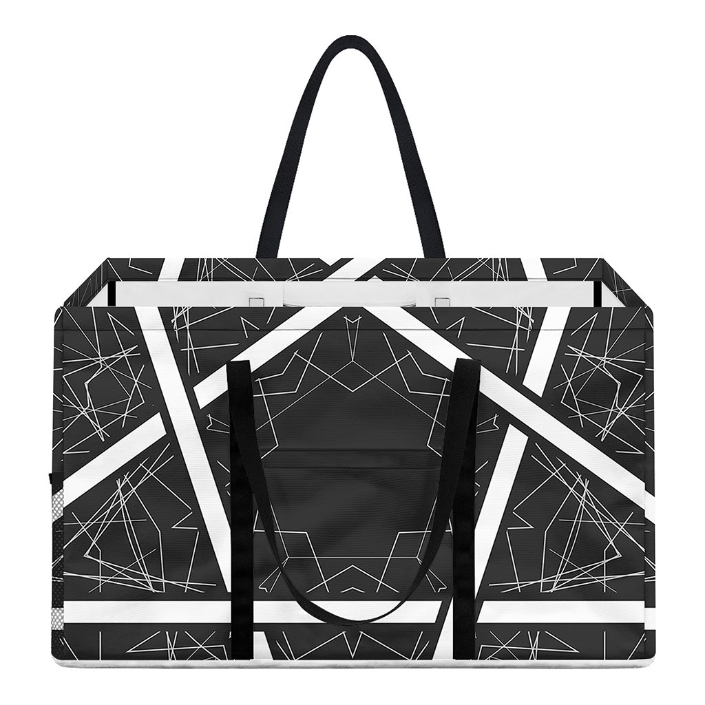 Geometric Inverted Pentagram Print Utility Tote Bag