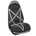 Geometric Inverted Pentagram Print Waterproof Car Seat Cover