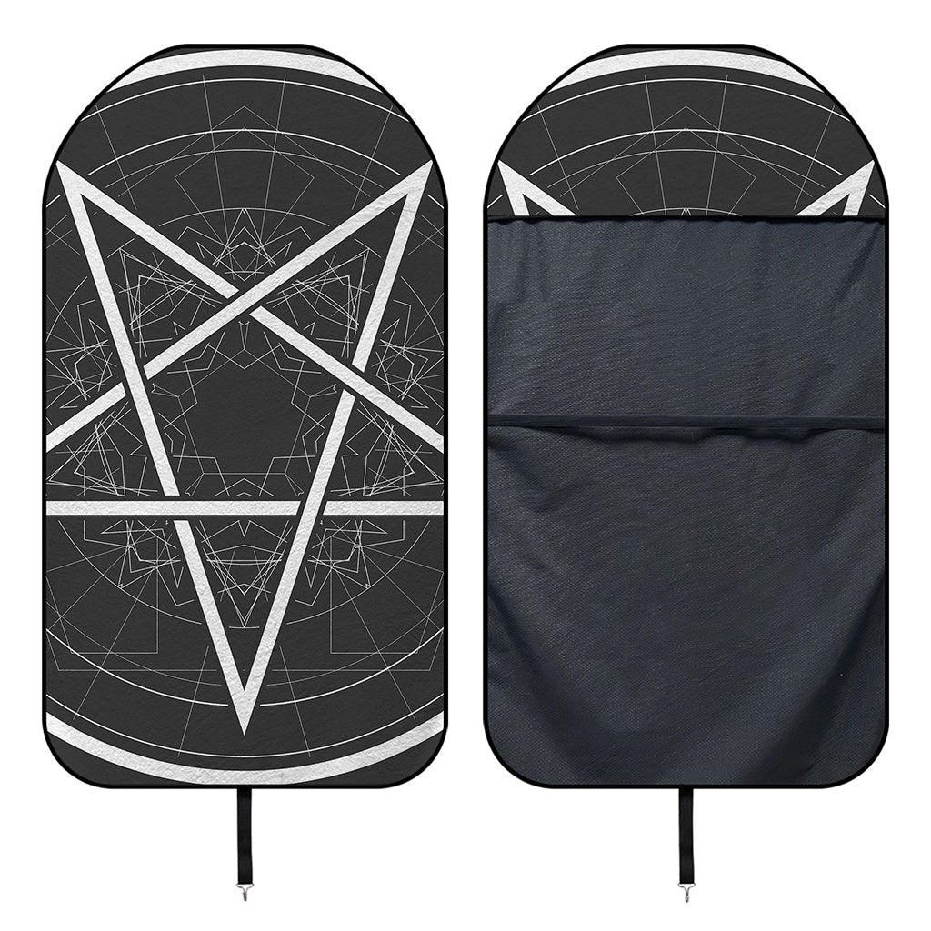 Geometric Inverted Pentagram Print Waterproof Car Seat Cover