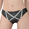 Geometric Inverted Pentagram Print Women's Panties