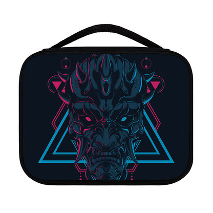 Geometric Japanese Demon Print Classic Bible Case