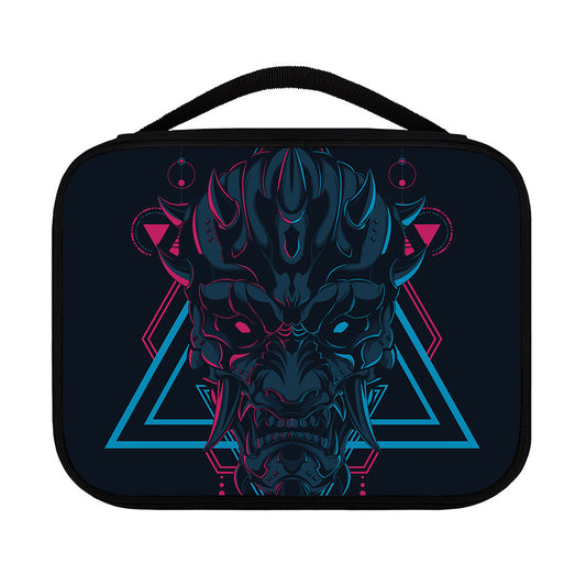 Geometric Japanese Demon Print Classic Bible Case