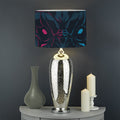 Geometric Japanese Demon Print Drum Lamp Shade