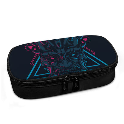 Geometric Japanese Demon Print Insulin Cooler Travel Case