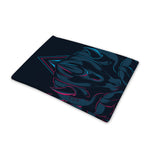 Geometric Japanese Demon Print Pet Cooling Mat Cover