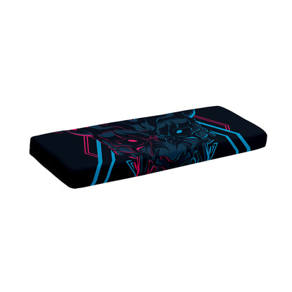 Geometric Japanese Demon Print Piano Keyboard Cover