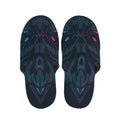 Geometric Japanese Demon Print Slippers