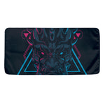 Geometric Japanese Demon Print Towel