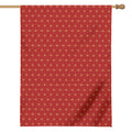 Geometric Japanese Floral Pattern Print House Flag