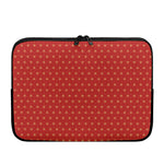 Geometric Japanese Floral Pattern Print Laptop Sleeve