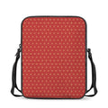 Geometric Japanese Floral Pattern Print Rectangular Crossbody Bag