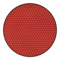 Geometric Japanese Floral Pattern Print Round Floor Mat