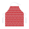 Geometric Knitted Pattern Print Adjustable Apron