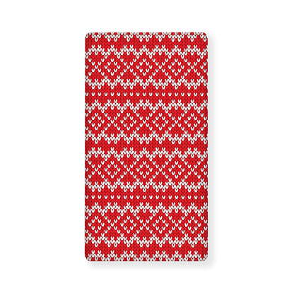 Geometric Knitted Pattern Print Baby Crib Sheet