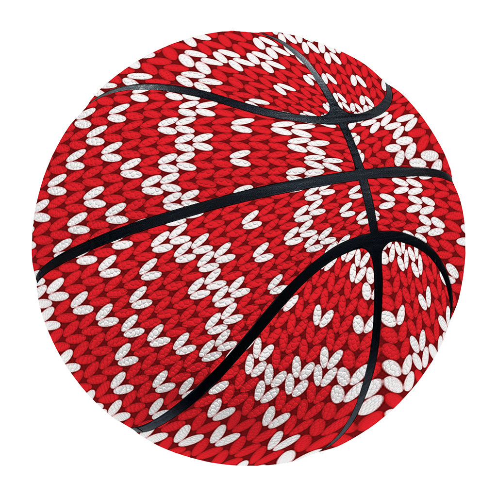 Geometric Knitted Pattern Print Basketball