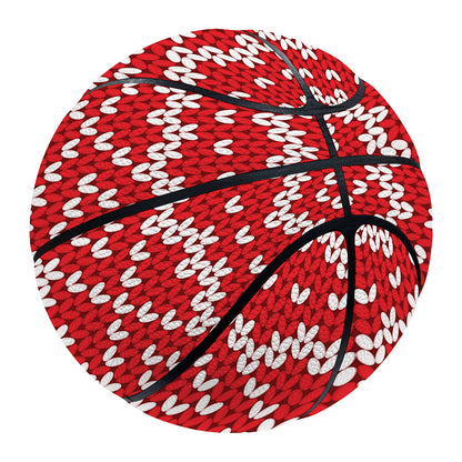 Geometric Knitted Pattern Print Basketball
