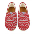 Geometric Knitted Pattern Print Casual Shoes