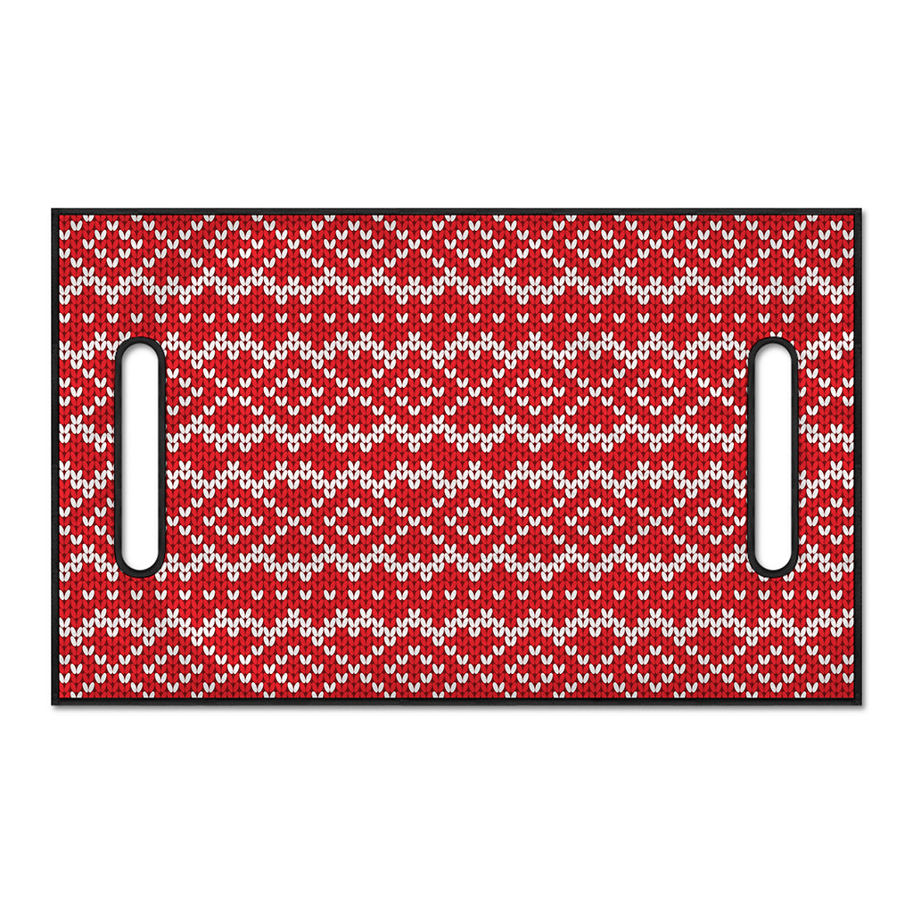 Geometric Knitted Pattern Print Golf Cart Seat Cover