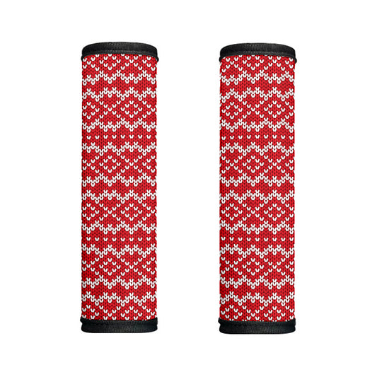 Geometric Knitted Pattern Print Handle Covers