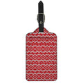 Geometric Knitted Pattern Print Luggage Tag