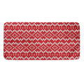 Geometric Knitted Pattern Print Towel