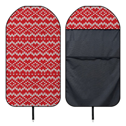 Geometric Knitted Pattern Print Waterproof Car Seat Cover