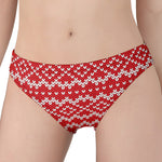 Geometric Knitted Pattern Print Women's Panties