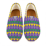 Geometric Mardi Gras Pattern Print Casual Shoes
