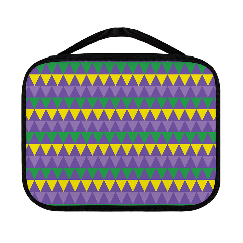 Geometric Mardi Gras Pattern Print Classic Bible Case