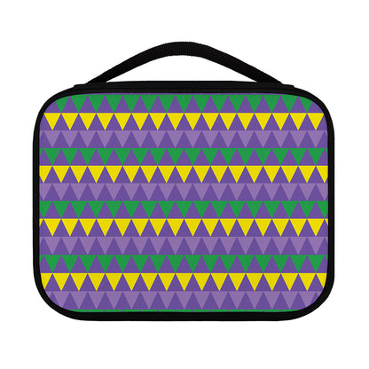 Geometric Mardi Gras Pattern Print Classic Bible Case
