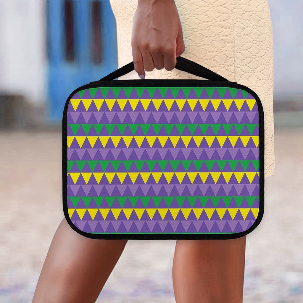 Geometric Mardi Gras Pattern Print Classic Bible Case