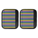 Geometric Mardi Gras Pattern Print Handle Covers