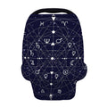 Geometric Moon Phase Print Baby Seat Cover