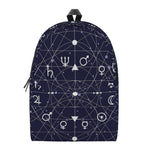 Geometric Moon Phase Print Backpack
