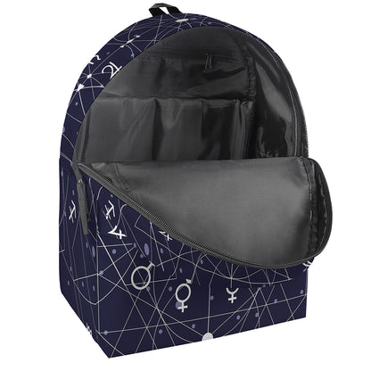 Geometric Moon Phase Print Backpack