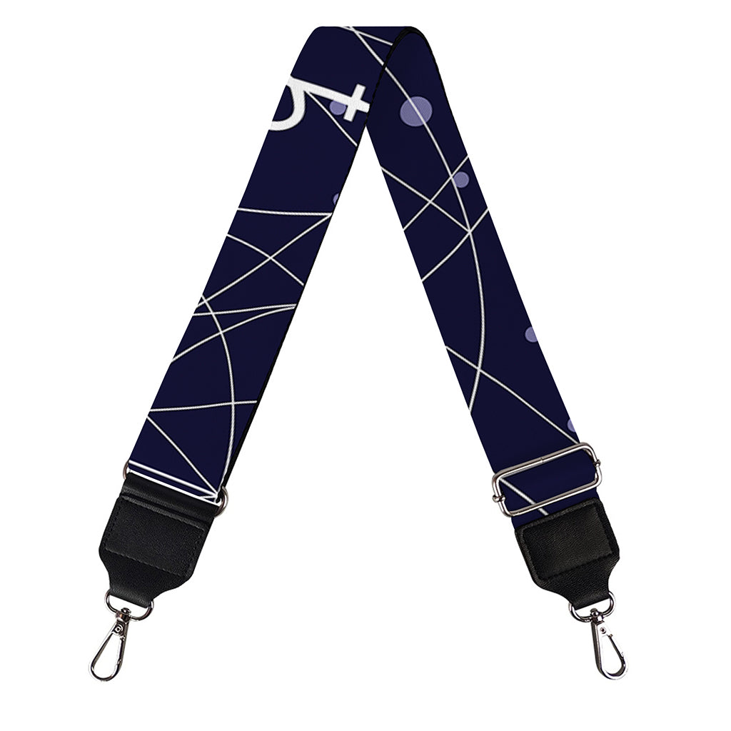 Geometric Moon Phase Print Bag Strap