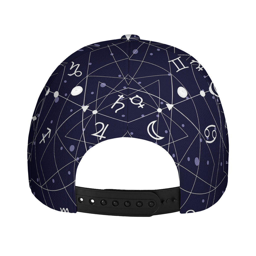 Geometric Moon Phase Print Baseball Cap