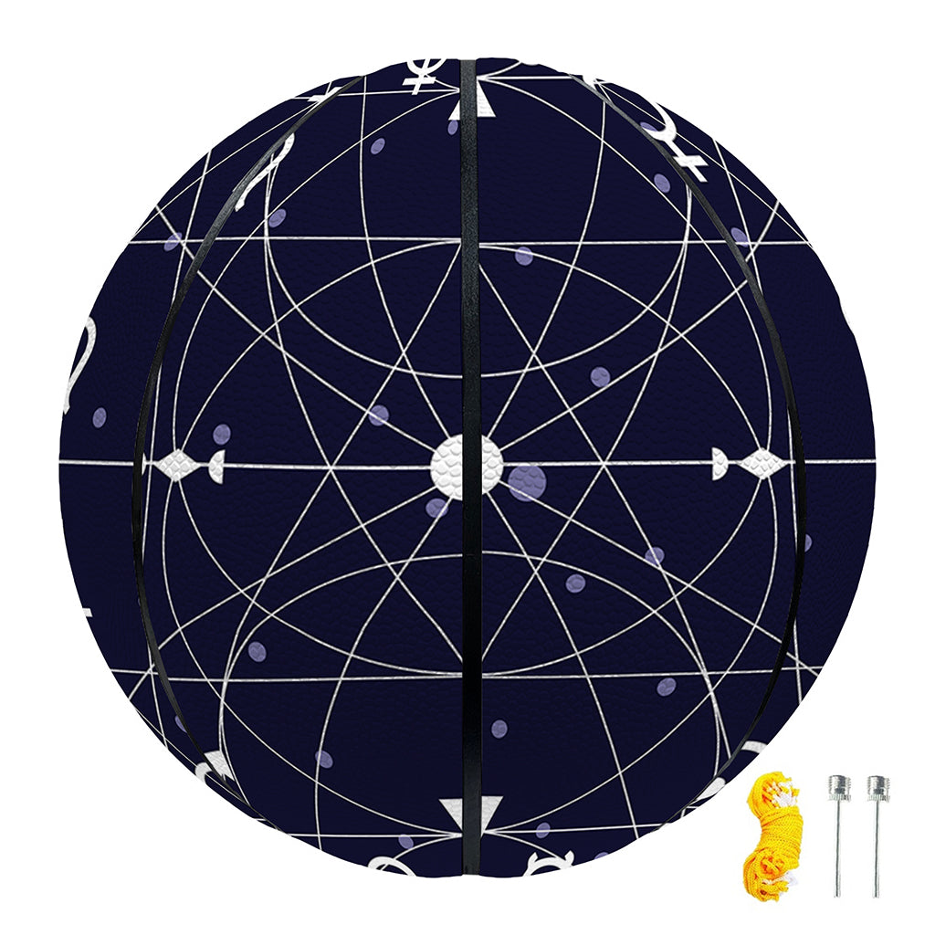 Geometric Moon Phase Print Basketball