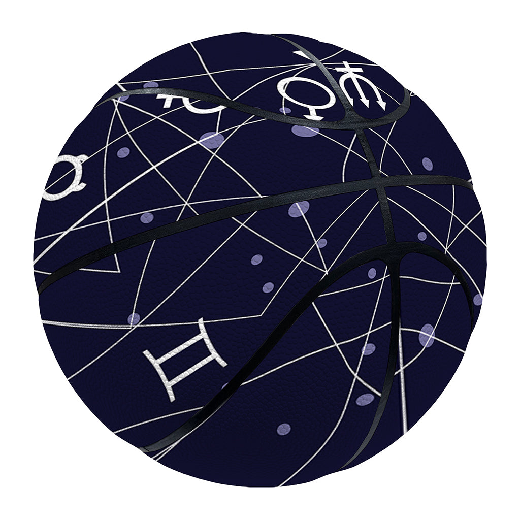 Geometric Moon Phase Print Basketball