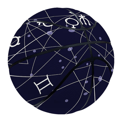 Geometric Moon Phase Print Basketball