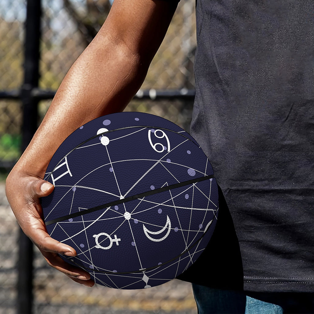 Geometric Moon Phase Print Basketball